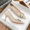 Giày Đóng 2 Inch Cao Gót Stiletto Mũi Nhọn Công Sở Nữ, Giá Ưu Đãi 354.186₫ 7