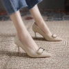 Giày Đóng 2 Inch Cao Gót Stiletto Mũi Nhọn Công Sở Nữ, Giá Ưu Đãi 354.186₫ 9