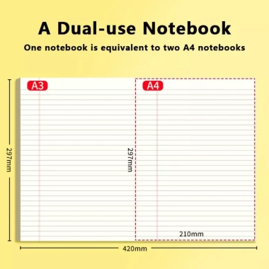 Giấy dự thảo ARMARIO 50 tờ A3 có thể xé - Memo Pad đa chức năng cho học sinh, văn phòng, trường học - Giá ưu đãi 128.952₫ 2