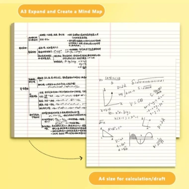 Giấy dự thảo ARMARIO 50 tờ A3 có thể xé - Memo Pad đa chức năng cho học sinh, văn phòng, trường học - Giá ưu đãi 128.952₫ 7