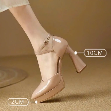Giày Đúp Mũi Cao 10cm Catwalk Gót Cao Đi Tiệc Sự Kiện Mẫu Chuẩn CG10P-070 257.949đ