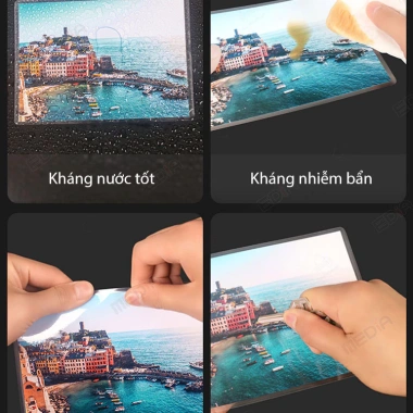 Giấy ép Plastic Media 8x11cm dày 125/160, micro 100, 100 tờ - 32.330₫, in thẻ bảo hiểm