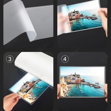 Giấy ép Plastic Media 8x11cm dày 125/160, micro 100, 100 tờ - 32.330₫, in thẻ bảo hiểm