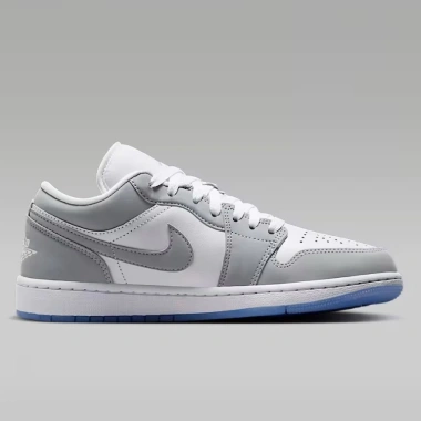 Giày FLEX SHOES Air J1 Low White Wolf Grey chính hãng nam nữ - Giá 2.55 triệu 2