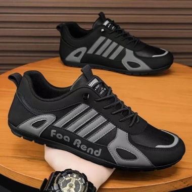 Giày Forrest Gump Nam Trắng Chống Thấm Nước, Trơn Trượt, Thể Thao Du Lịch - 216k
