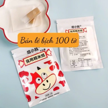 Giấy Gạo Quấn Kẹo Nougat 500 tờ 8x6,5cm - Đóng Zip, Sẵn Hàng, Giá 10.000 VND 10 Giấy Gạo Quấn Kẹo Nougat 500 tờ 8x6,5cm - Đóng Zip, Sẵn Hàng, Giá 10.000 VND 10