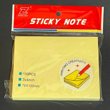 Giấy ghi chú 3x4 vàng - Độ dày cao, dính chắc, Giá chỉ 10.000đ (Giá gốc 12.800đ)