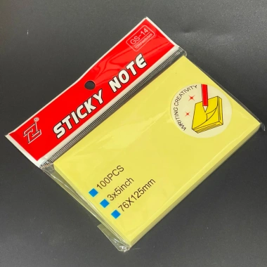 Giấy ghi chú vàng 3x5 - Ghi chú nhanh, dày dặn, giá chỉ 12.000 dong giảm từ 15.000, phù hợp văn phòng học tập