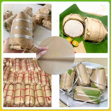 Giấy gói giò chả, chả lụa 500g-1kg - Xi măng chịu nhiệt, thấm hút thấp - 47.000₫ 6