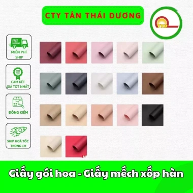 Giấy gói hoa gấm Hàn Quốc - Giấy mếch xốp hàn, giá 30.000đ, bảo vệ hoa đẹp lâu