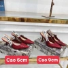 Giày gót cong da bóng 2 dáng 9cm-6cm - Chất đẹp, auto chảnh, chỉ 360.000 VND