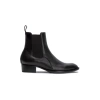 Giày High Heel Chelsea Boot Cao Cổ Da Bò Trơn TEFOSS HN603 Đế Gỗ 5cm Size 38-44