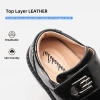 Giày học sinh nam Preppy đen - Đế mềm, thoáng khí, sân khấu, giảm giá 20% 5