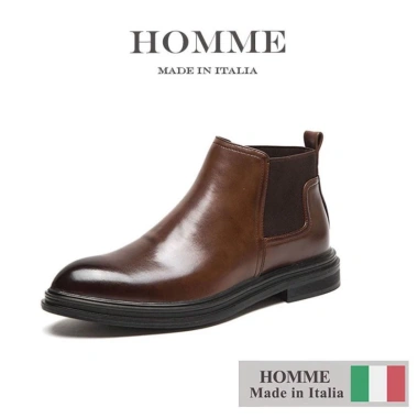 Giày Homme Beatles Classic Da Ý Chelsea Boot Troy - Made in Italy, Giá 9.6 triệu