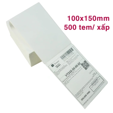 Giấy In Đơn Hàng A6 Siêu Dày 500 Tem 100x150mm - In Hoá Đơn, TMĐT, Giá chỉ 95.000đ 6 Giấy In Đơn Hàng A6 Siêu Dày 500 Tem 100x150mm - In Hoá Đơn, TMĐT, Giá chỉ 95.000đ 6