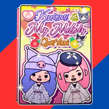 Giấy In Ngôi Nhà Kuromi và My Melody Wednesday - Chất Lượng Cao, Cứng Cáp, Phát Triển Tư Duy Logic, 99k 2