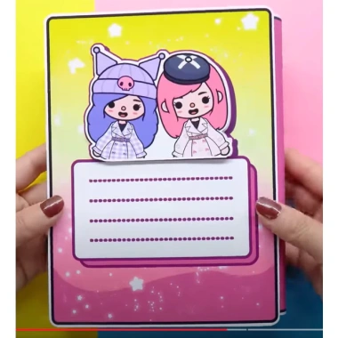 Giấy In Ngôi Nhà Kuromi và My Melody Wednesday - Chất Lượng Cao, Cứng Cáp, Phát Triển Tư Duy Logic, 99k 8