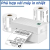 Giấy In Nhiệt Decal A6 100x150mm A7 76x130mm - 500 tem/cuộn Có Keo - In Vận Đơn, Đơn Hàng, Giá 45.000₫ 5