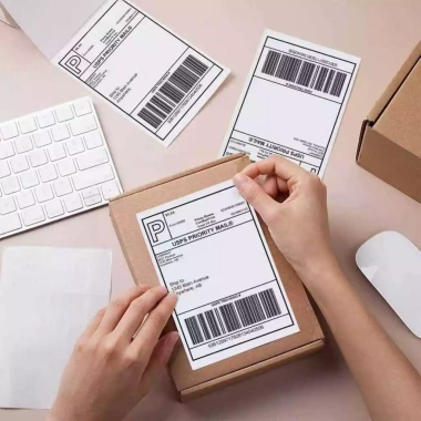 Giấy In Nhiệt Decal A6 100x150mm A7 76x130mm - 500 tem/cuộn Có Keo - In Vận Đơn, Đơn Hàng, Giá 45.000₫