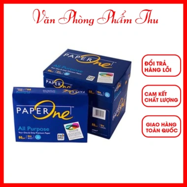 Giấy In PaperOne A4 70-100gsm Nhập khẩu Indonesia Giá ưu đãi 125.000₫