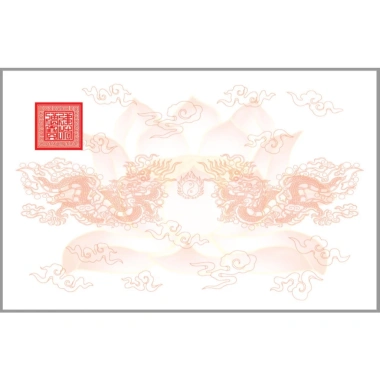 Giấy In Sớ Rồng Chầu Hoa Sen Nền Vàng - Thiết Kế Sang Trọng, Giá 100.000 VND (Giảm từ 129.000 VND)