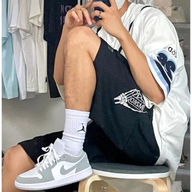 Giày Jordan 1 Woft Grey chính hãng cho nam nữ - Cổ thấp, jd sói xám, FLEX SHOES, giảm giá 18% chỉ 2.55 triệu 7