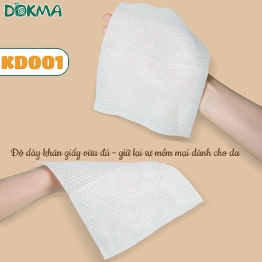 Giấy Khô, Khăn Khô Đa Năng Dokma Mềm Mại An Toàn Tiện Lợi Cho Bé KD001 KD002 79.000 VND