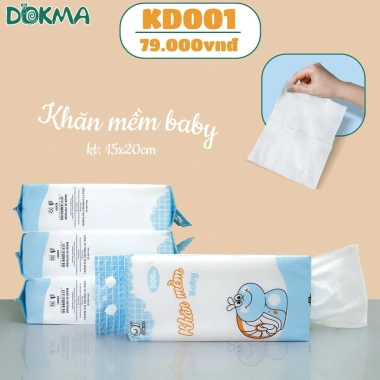Giấy Khô, Khăn Khô Đa Năng Dokma Mềm Mại An Toàn Tiện Lợi Cho Bé KD001 KD002 79.000 VND