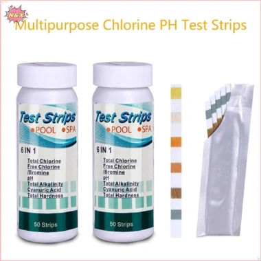 Giấy kiểm tra clo và pH đa năng 6 trong 1 - Đánh giá nhanh, chính xác cho spa và bể bơi 2
