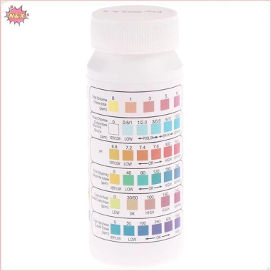 Giấy kiểm tra clo và pH đa năng 6 trong 1 - Đánh giá nhanh, chính xác cho spa và bể bơi 5