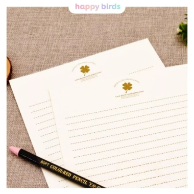 Giấy kraft vintage 5 tờ – Thiệp viết thư tay handmade Happy Birds, quà tặng dễ thương, chỉ 12.100₫ 8