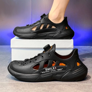 Giày Lỗ Dừa Nam 2.025 Mùa Hè Thể Thao Ngoài Trời - Sandal Đi Biển Giá Ưu Đãi 272k