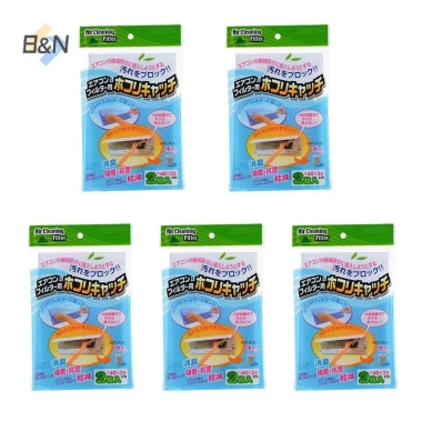 Giấy lọc điều hòa B&N 10 cái - Cắt vừa, sạch lưới, chống bụi, chỉ 64.680₫