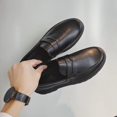 Giày Lofa Nam Size 36-48 Đế Dày Chống Trơn Trượt, Thoáng Khí, Công Sở - ASKZO