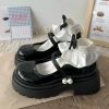 Giày lolita nữ độn đế 4-5cm da bóng V2 cao cấp - Giá ưu đãi 103.998₫