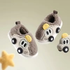Giày lông cừu Mario trẻ em màu xám ấm áp, dùng trong nhà mùa đông - 212,058₫ 6