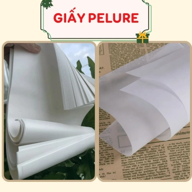 Giấy lụa mỏng Pelure gói quà, lót hộp mỹ phẩm, phụ kiện sinh nhật - Giá 15.000 giảm từ 18.000