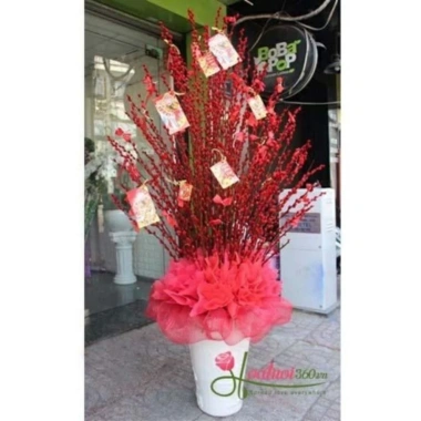 Giấy Lụa và Giấy Mếch Bó Hoa - Dùng Làm Ôn, Cắm Mai Đào, Nụ Tầm Xuân, Giá 45.000 VNĐ (Giá Gốc 56.700)