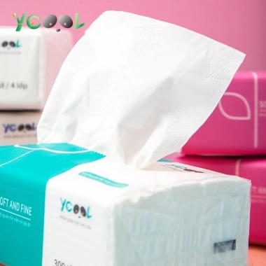 Giấy lụa Ycool 300 tờ 4 lớp - Khăn giấy rút, giấy ăn, 24 gói - Giá 125.000₫ 6 Giấy lụa Ycool 300 tờ 4 lớp - Khăn giấy rút, giấy ăn, 24 gói - Giá 125.000₫ 6