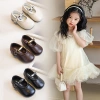Giày lười công chúa bé gái: Đế mềm, đơn giản, dễ phối đồ, thanh lịch