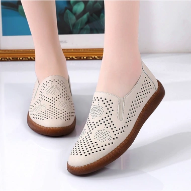 Giày Lười Da Bò Nữ AG245 Thoáng Khí, Thiết Kế Hiện Đại, Giá 350.000 - Mùa Hè 6 Giày Lười Da Bò Nữ AG245 Thoáng Khí, Thiết Kế Hiện Đại, Giá 350.000 - Mùa Hè 6