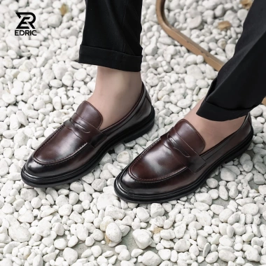 Giày Lười Da Nappa EDRIC Trẻ Trung - Công Sở, Thích hợp Quần Âu, Giá 686.400₫ 9