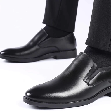 Giày Lười Nam Công Sở Đế Cao 4cm Bền Êm, Thiết Kế Chuẩn Form, Bảo Hành 12 Tháng - Giá Ưu Đãi 291.600 VND 2