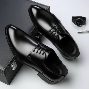 Giày Lười Nam Công Sở Đế Cao 4cm Bền Êm, Thiết Kế Chuẩn Form, Bảo Hành 12 Tháng - Giá Ưu Đãi 291.600 VND 8