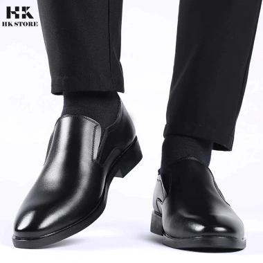 Giày Lười Nam Công Sở Đế Cao 4cm Bền Êm, Thiết Kế Chuẩn Form, Bảo Hành 12 Tháng - Giá Ưu Đãi 291.600 VND 10