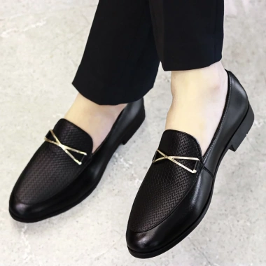 Giày Lười Nam Công Sở Quảng Châu G16 Da Mềm Cao Cấp Size 38-43 Đen Giá 850k