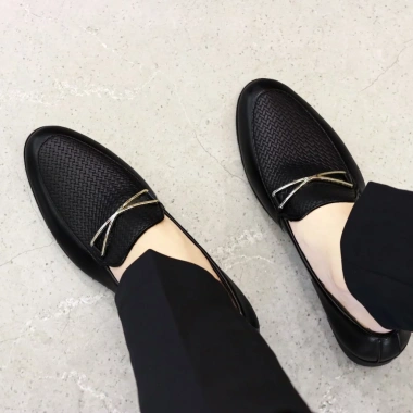 Giày Lười Nam Công Sở Quảng Châu G16 Da Mềm Cao Cấp Size 38-43 Đen Giá 850k