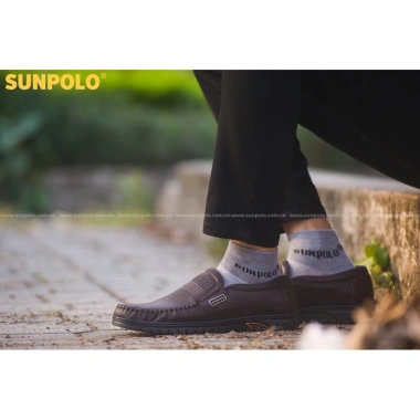 Giày lười nam Da bò cao cấp SUNPOLO LS3.028 - Công sở thời thượng, giảm còn 826.500₫