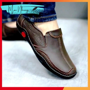 Giày Lười Nam Da Bò Cao Cấp – Thanh Lịch Đen/Nâu, Giá Giảm 275.000đ 3 Giày Lười Nam Da Bò Cao Cấp – Thanh Lịch Đen/Nâu, Giá Giảm 275.000đ 3