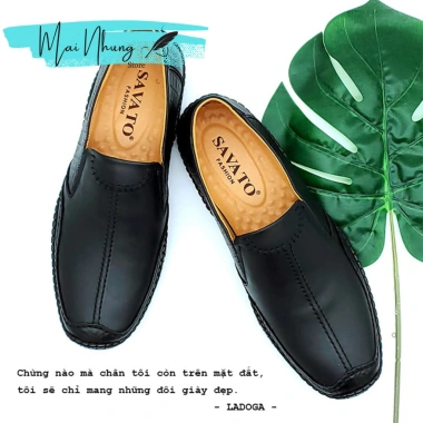 Giày Lười Nam Da Bò Cao Cấp – Thanh Lịch Đen/Nâu, Giá Giảm 275.000đ 9 Giày Lười Nam Da Bò Cao Cấp – Thanh Lịch Đen/Nâu, Giá Giảm 275.000đ 9